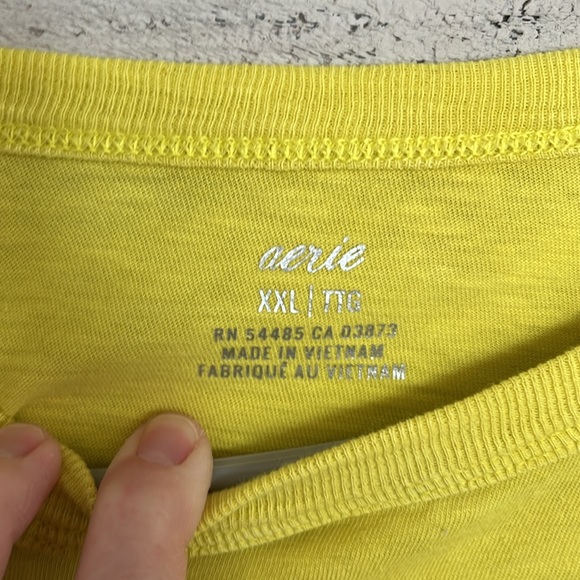 Aerie women’s cropped long sleeve shirts. Size XXl - Picture 6 of 7